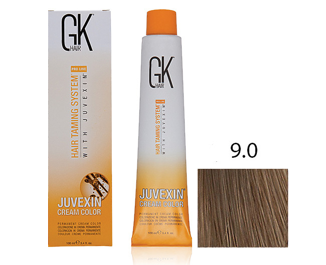 Крем-краска для волос с кератином JUVEXIN Насыщенный натуральный 9.0