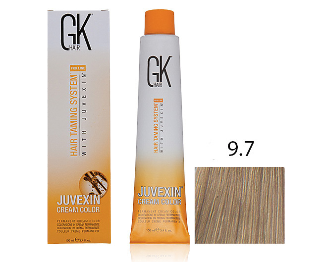 Крем-краска для волос с кератином JUVEXIN Песочный 9.7