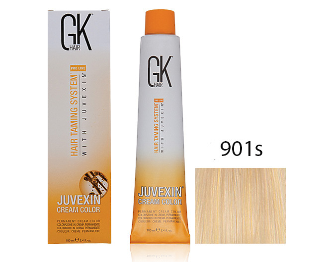 Крем-краска для волос с кератином JUVEXIN Супер осветляющий 901s